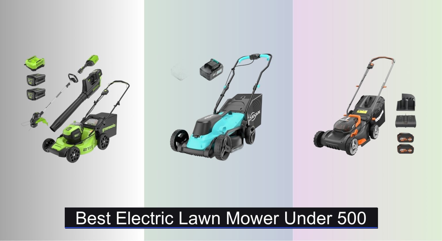 6 Best Electric Lawn Mowers Under $500 of 2026