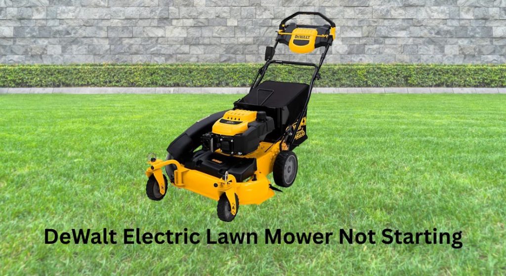 dewalt lawn mower