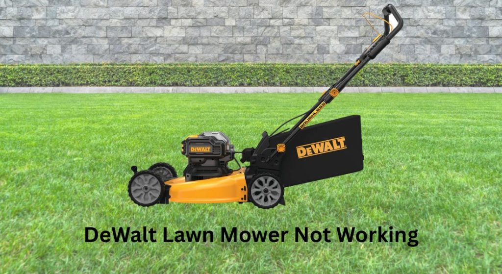 dewalt lawn mower
