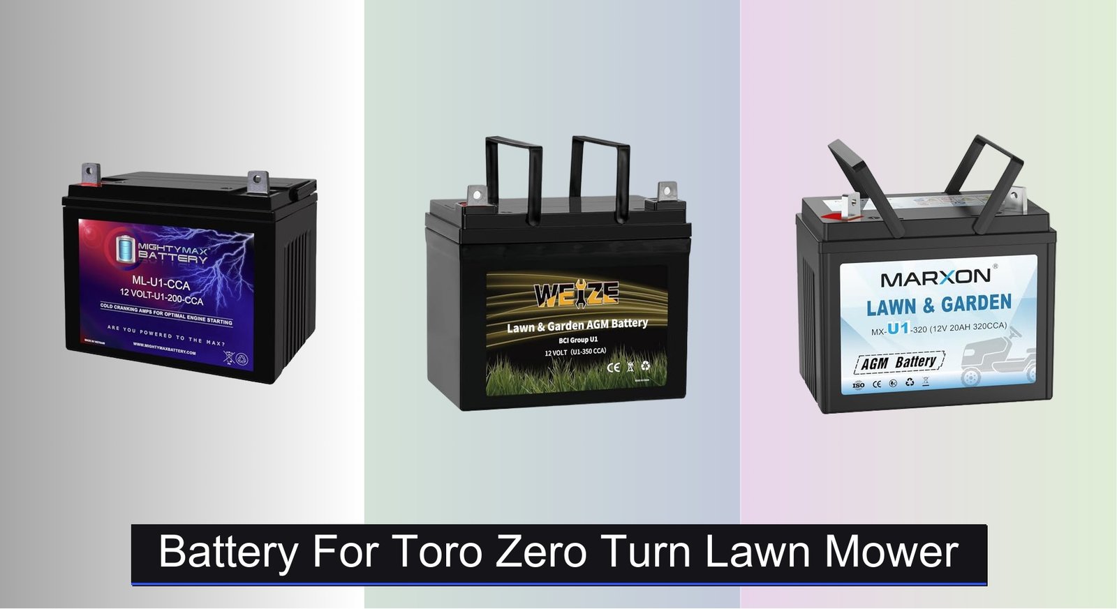 Toro Zero Turn Battery