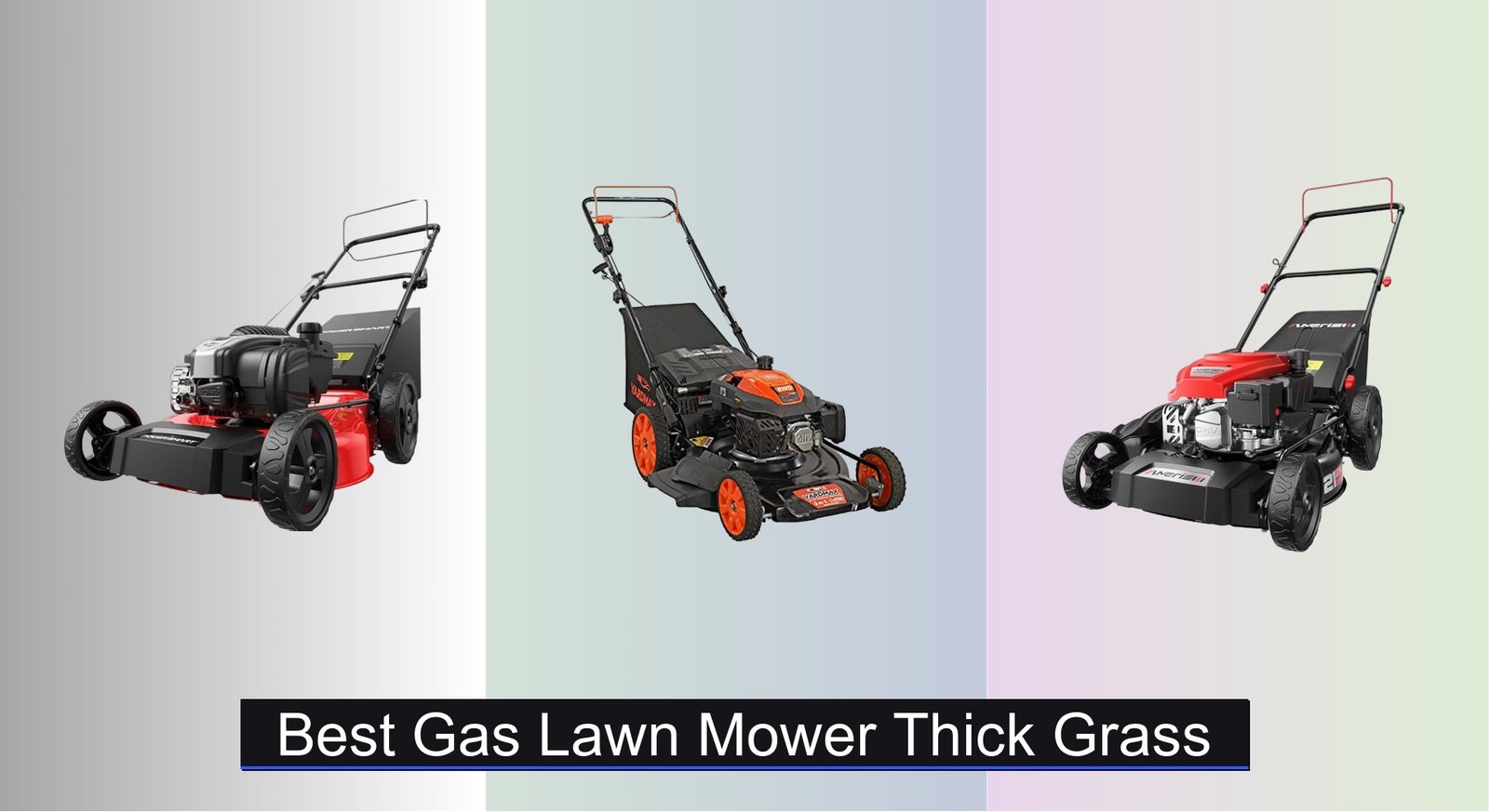 Curated visual reference: Gallery Detail: 7 Best Gas Lawn Mowers For Thick Grass 2026 Guide