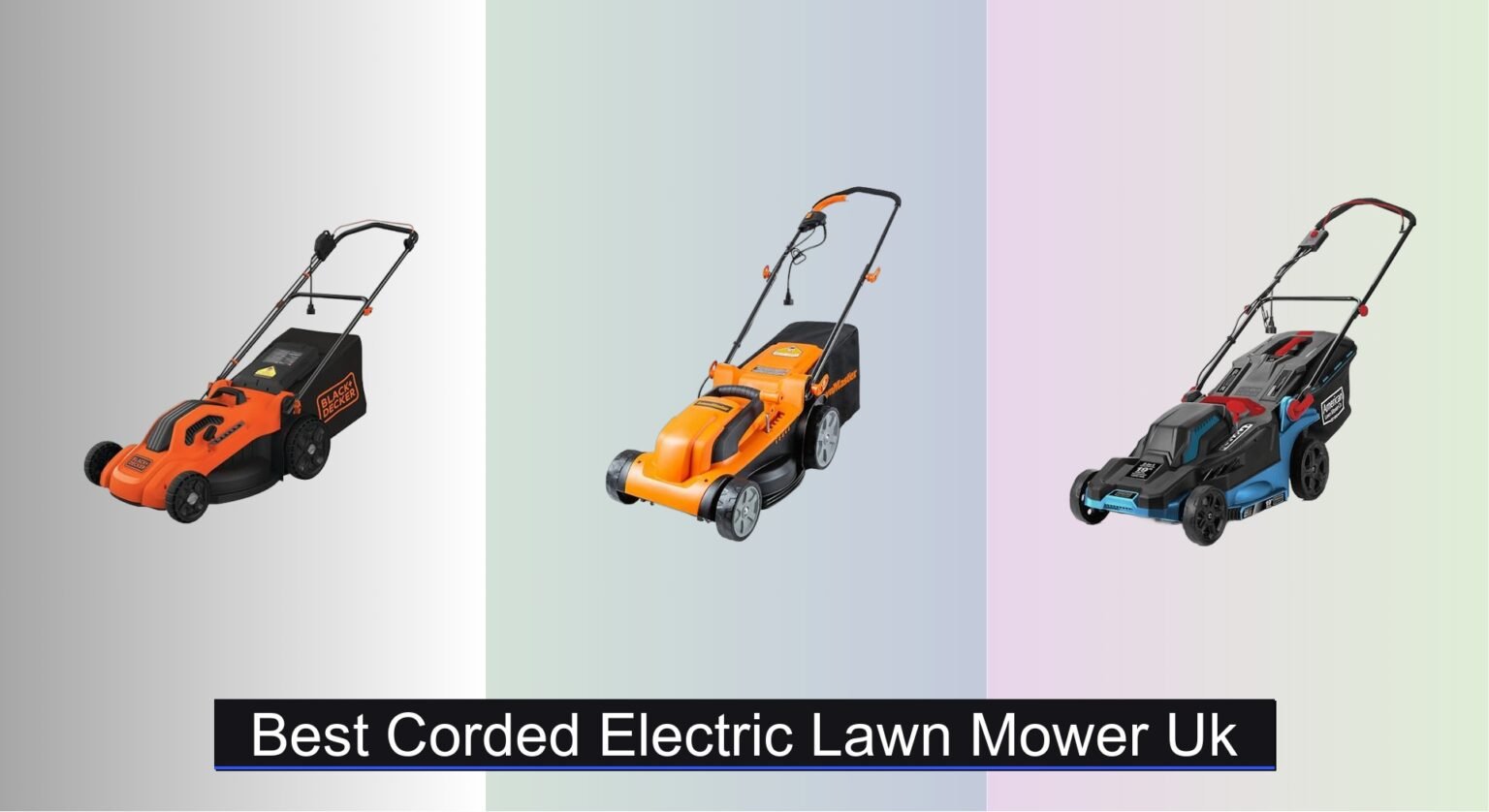 6 Best Corded Electric Lawn Mowers UK 2025