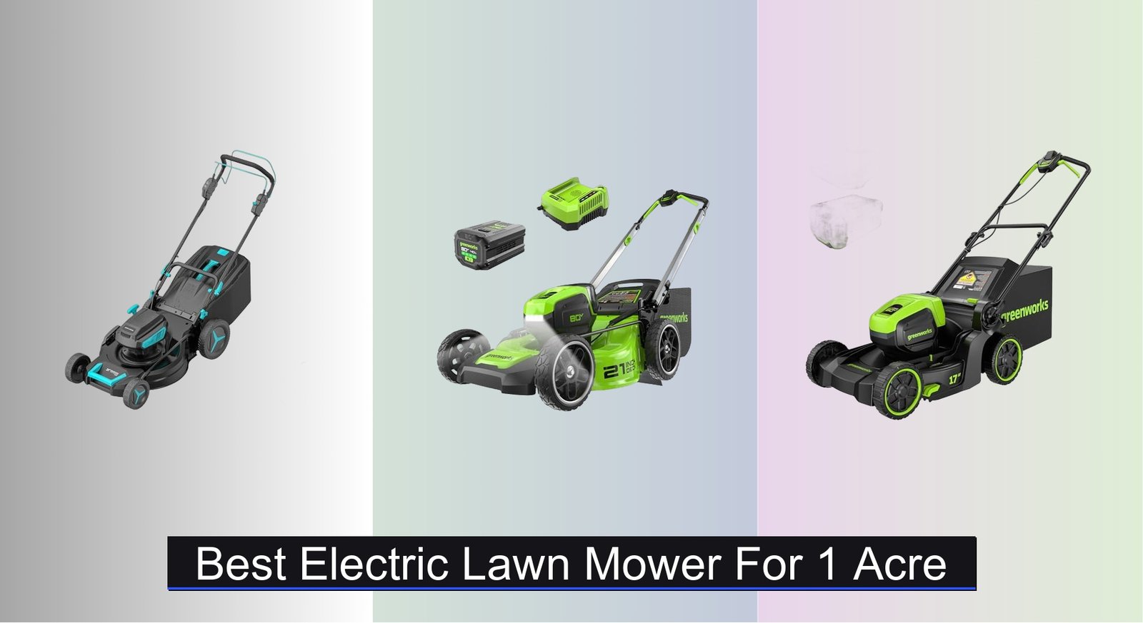 6 Best Electric Lawn Mowers for 1 Acre of 2026