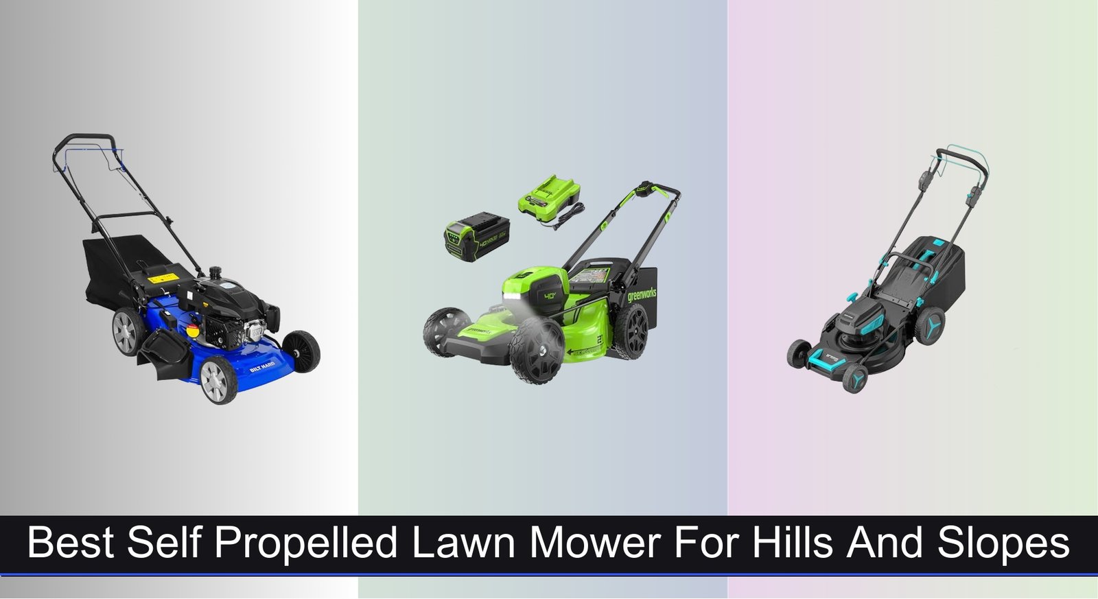 6 Best Self-Propelled Lawn Mowers for Hills & Slopes of 2026