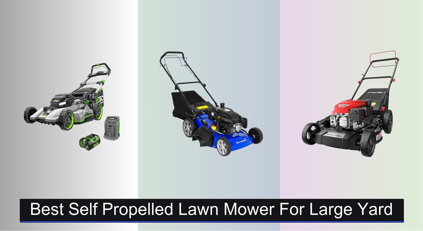 7 Best Self-Propelled Lawn Mowers for Large Yards 2026