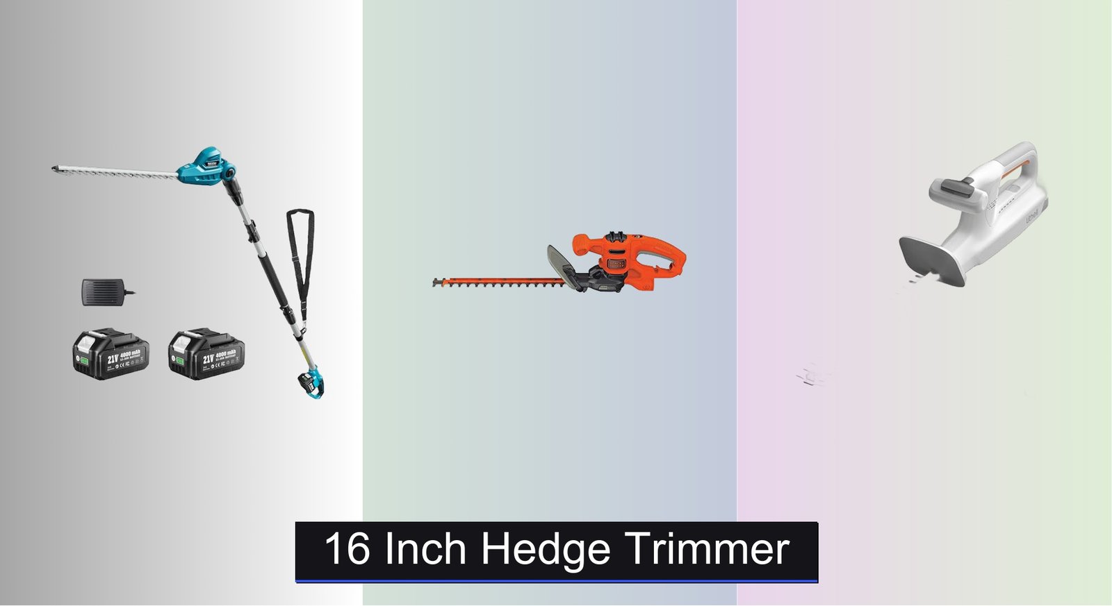 7 Best 16 Inch Hedge Trimmers of 2026