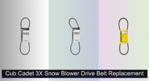 7 Best Cub Cadet 3X Snow Blower Drive Belt Replacements